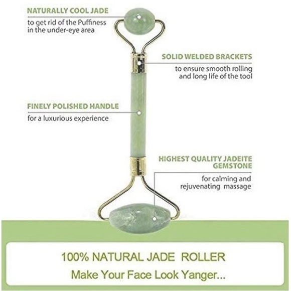 Face massager jade roller New - Picture 5 of 7